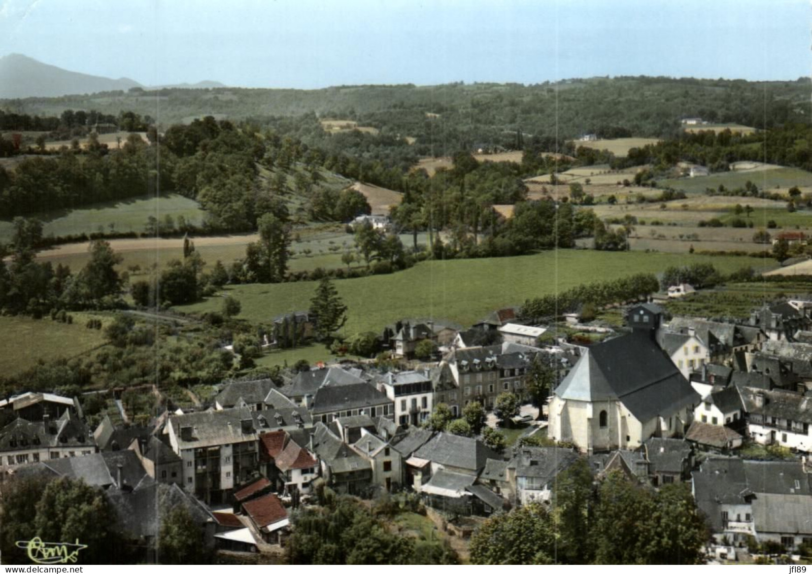 64 - Pyrénées-Atlantiques - Lasseube - Vue Aérienne - 7139 - Lasseube