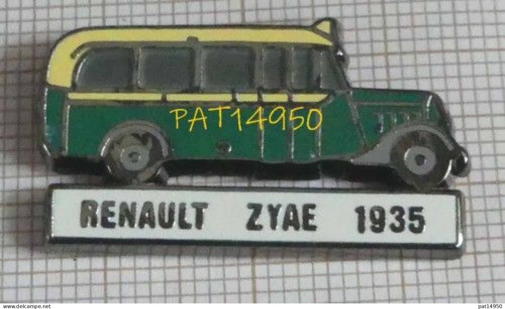 PAT14950 AUTOBUS RATP BUS RENAULT ZY AE De 1935 ZYAE En Version ZAMAC AMC - Transportation