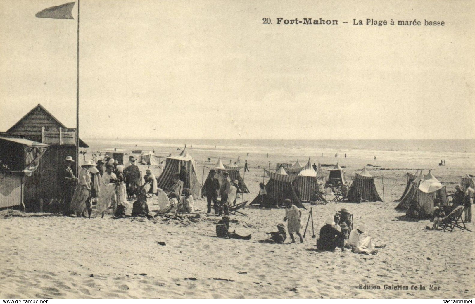 FORT MAHON - LA PLAGE A MAREE BASSE - Fort Mahon