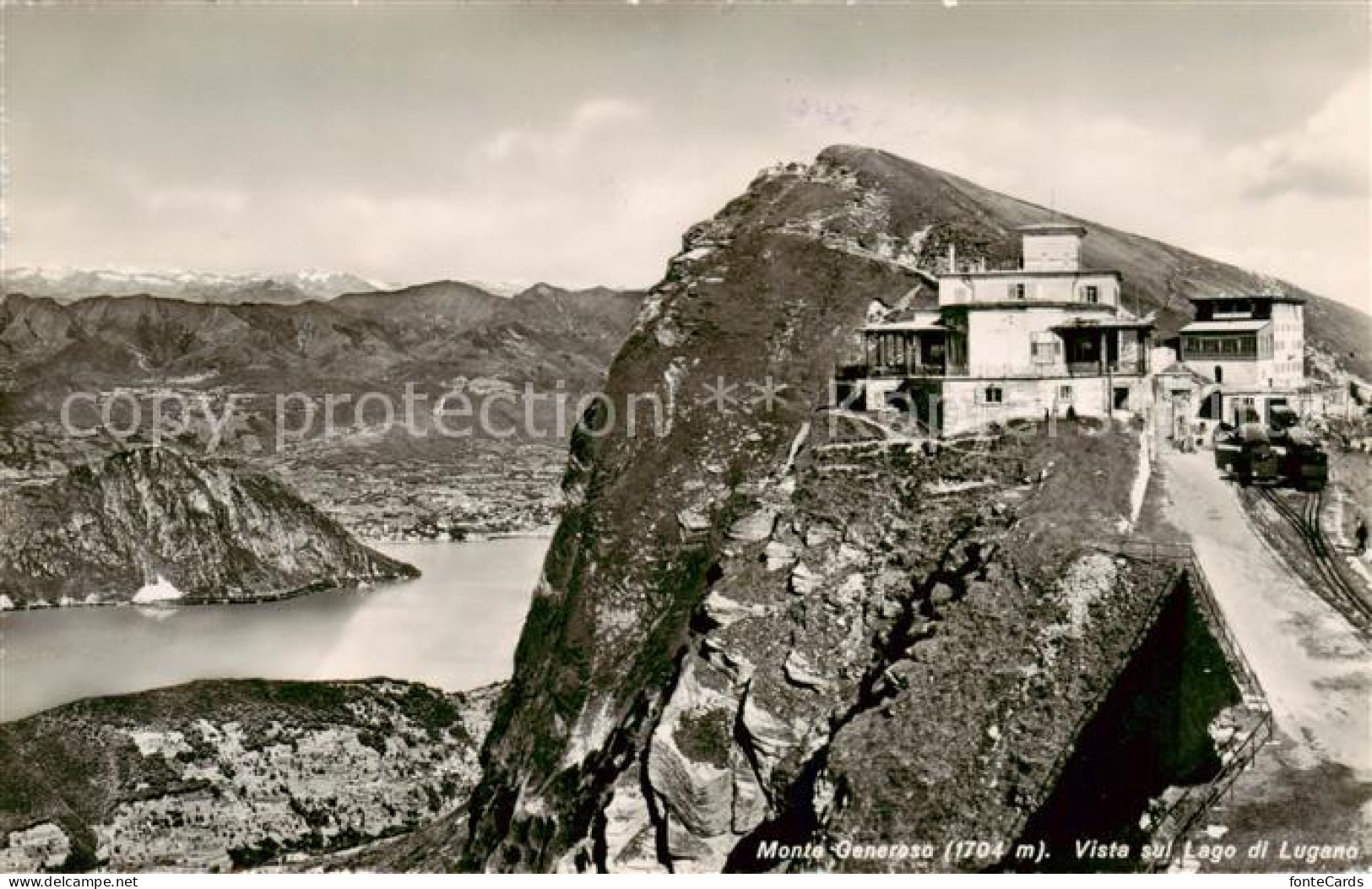 13800352 Monte-Generoso 1704m Lugano TI Vista Sul Lago Di Lugano  - Autres & Non Classés