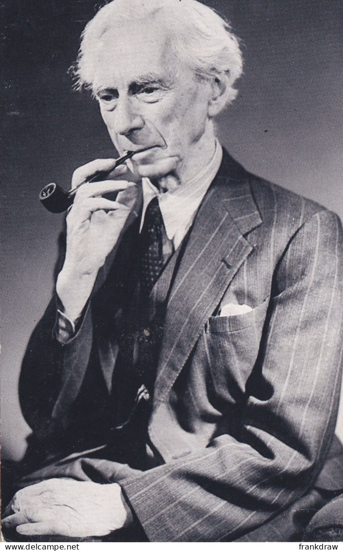 Nostalgia Postcard - Bertrand Russell, 1951  - VG - Unclassified