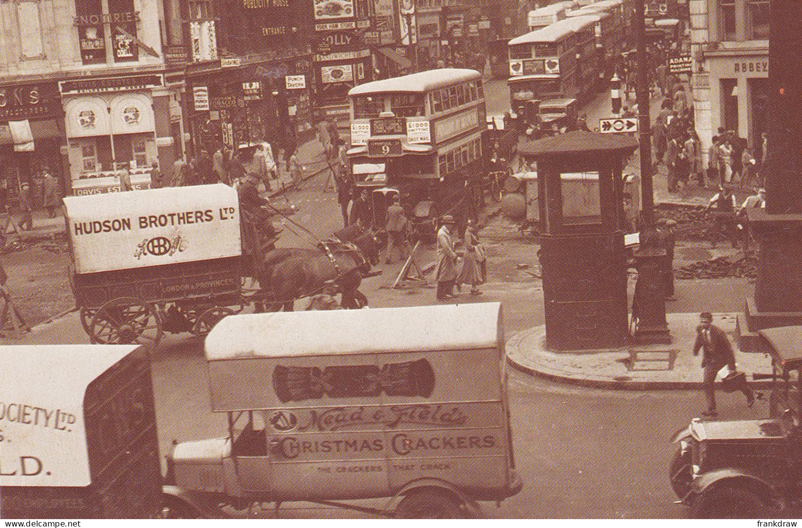 Nostalgia Postcard - Chaos At Ludgate Circus, 1936  - VG - Ohne Zuordnung