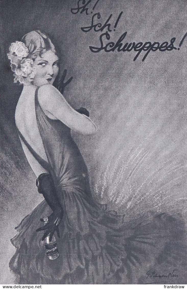 Nostalgia Postcard - Schweppes, 1932  - VG - Ohne Zuordnung
