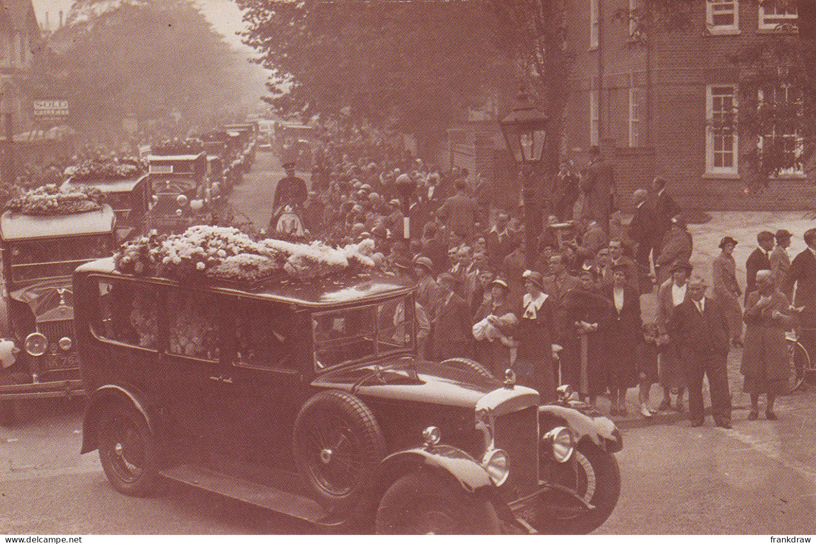 Nostalgia Postcard - Funeral Of Campbell Black 1936 - VG - Ohne Zuordnung