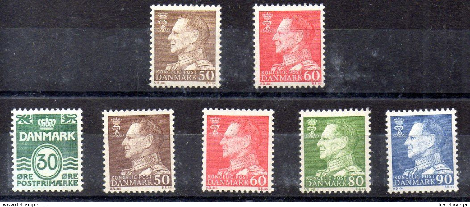 Dinamarca Series Nº Michel 457x/58x + 456/60y ** - Unused Stamps