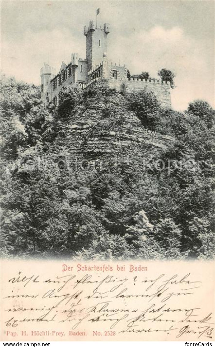 13800333 Baden  AG Schartenfels Schloss  - Autres & Non Classés