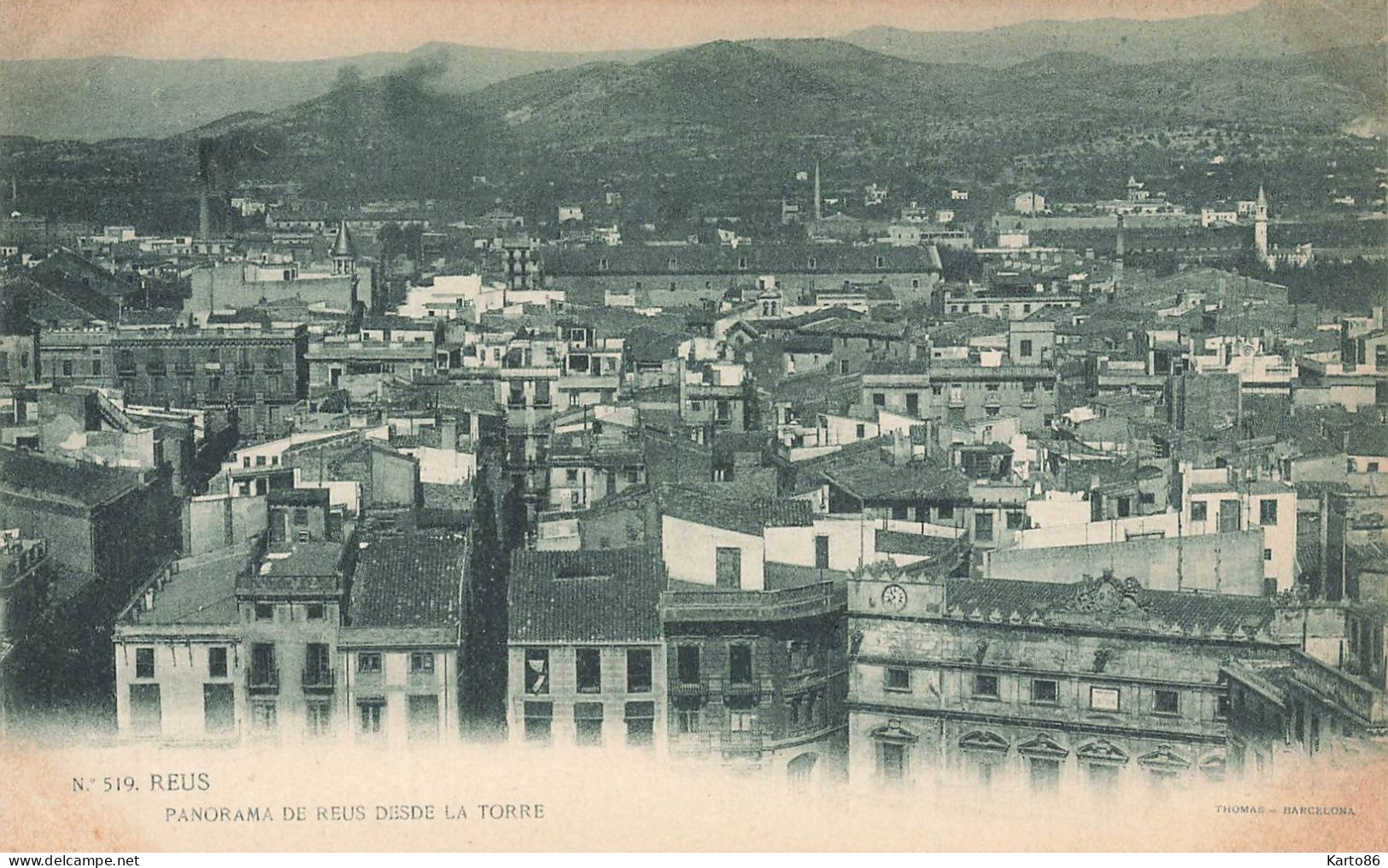 Reus * Panorama De Reus Desde La Torre * Tarragona Cataluna Espana - Tarragona