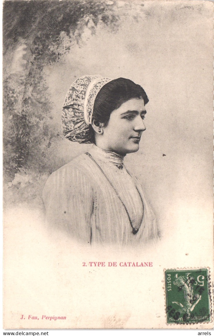 FR66 PERPIGNAN - Fau 2 - Type De Catalane - Portrait - Animée Belle - Perpignan