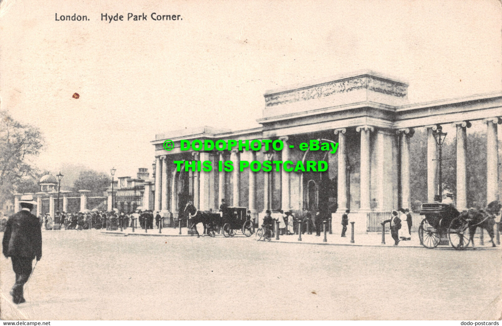 R506651 London. Hyde Park Corner. W. Straker. 1912 - Sonstige & Ohne Zuordnung