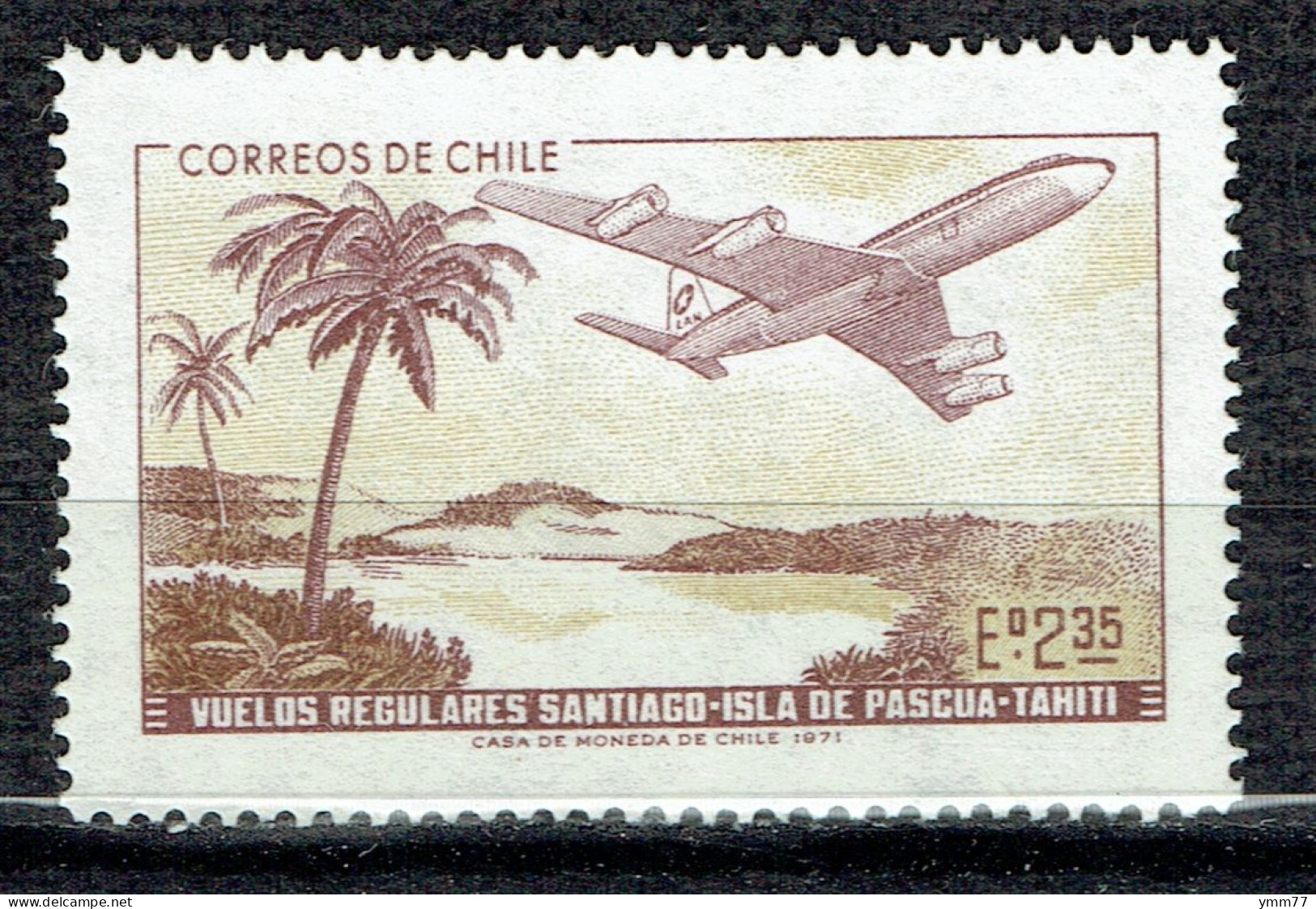 Vol Régulier Santiago - Ile De Pâques - Tahiti - Chili