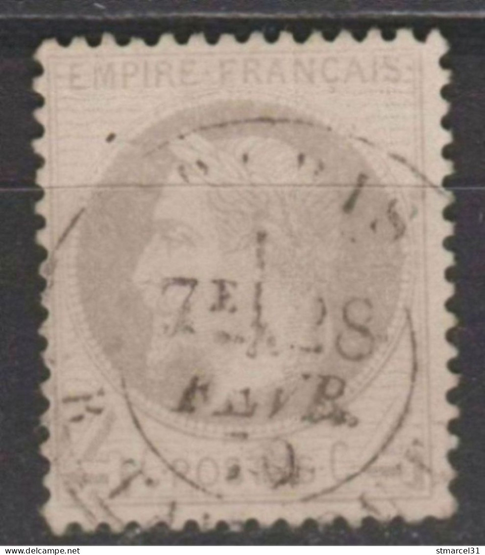 1er SERVI N°27B TBE - 1863-1870 Napoléon III Lauré