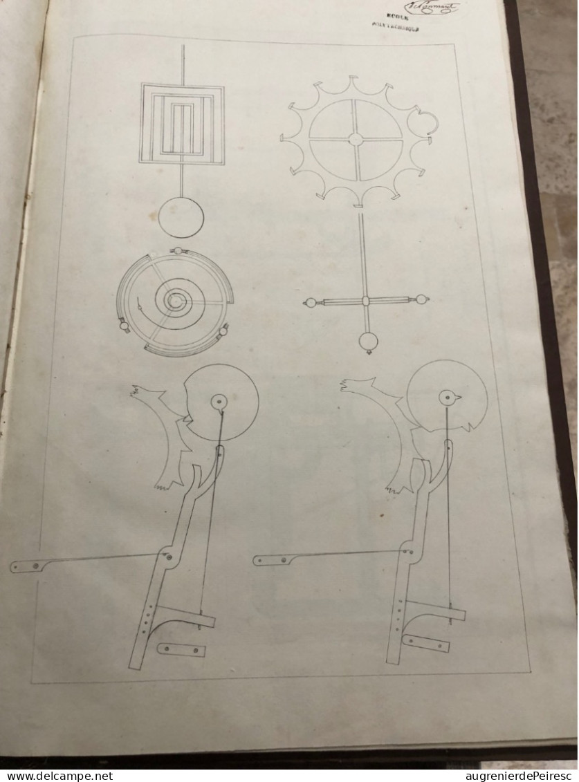 Livre De Dessins Du Polytechnicien Édouard Bonhomme De Pommaret 1825 Agen - Arquitectura