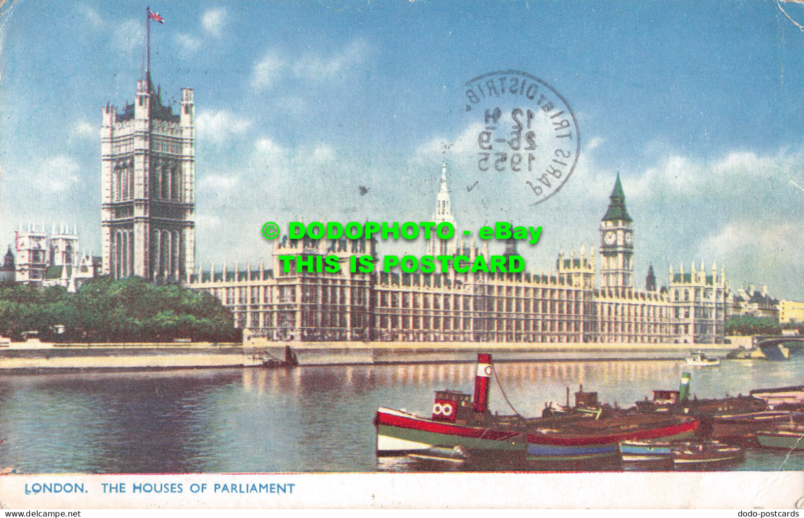 R506667 London. The Houses Of Parliament. Photochrom. 1955 - Andere & Zonder Classificatie