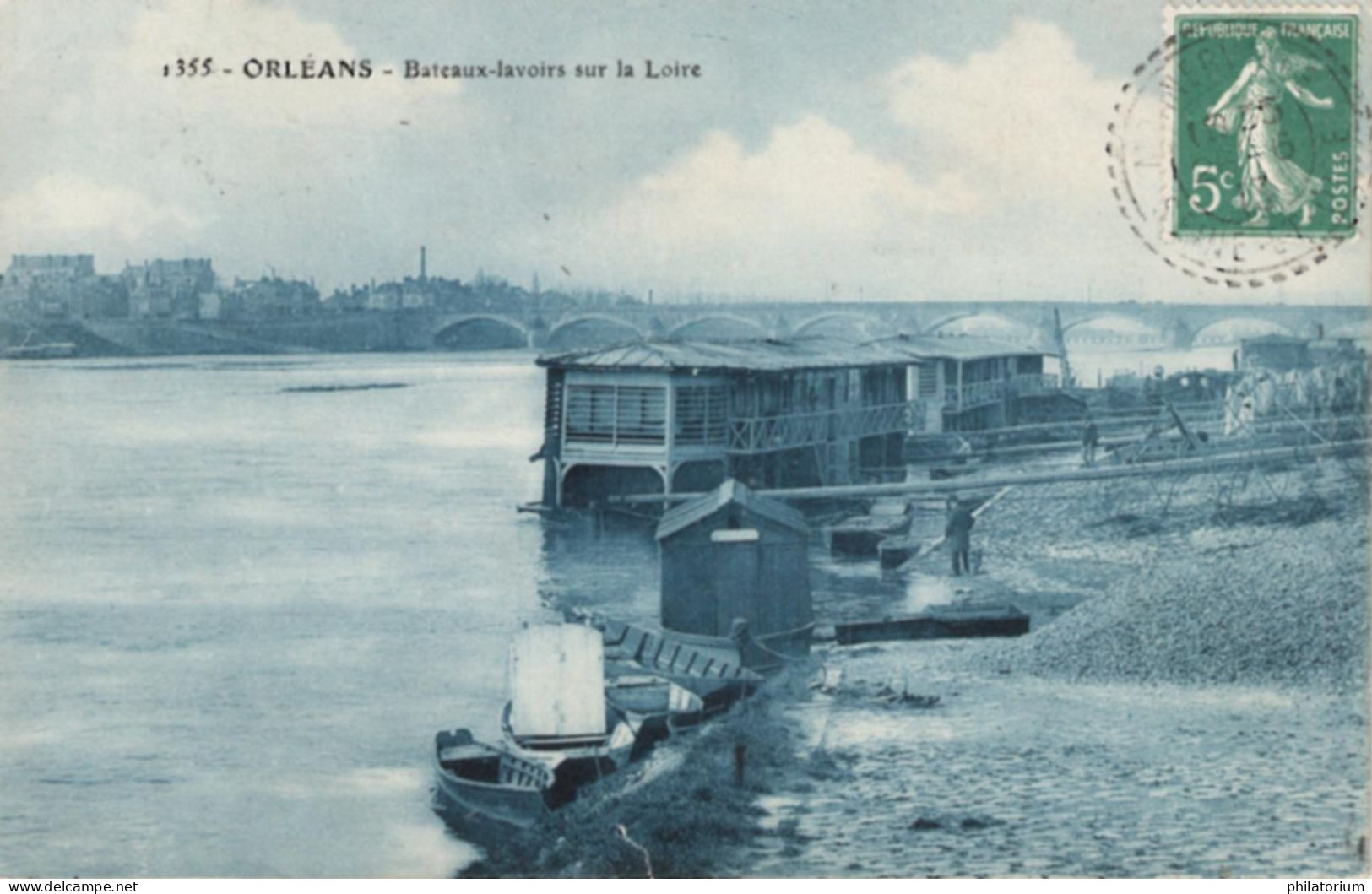 45  Orléans Bateaux-Lavoirs Sur La Loire - Orleans