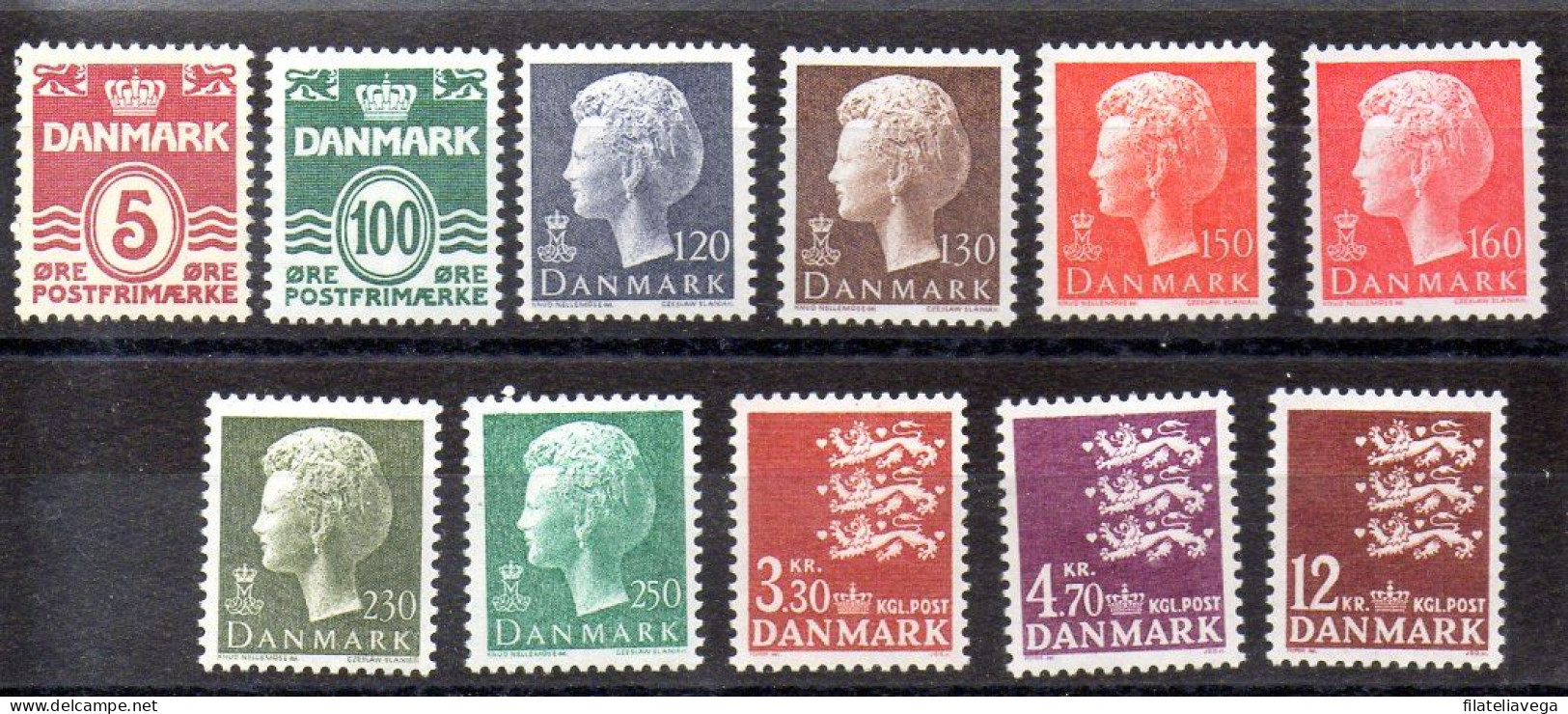 Dinamarca Serie Nº Yvert 719/29 ** - Unused Stamps