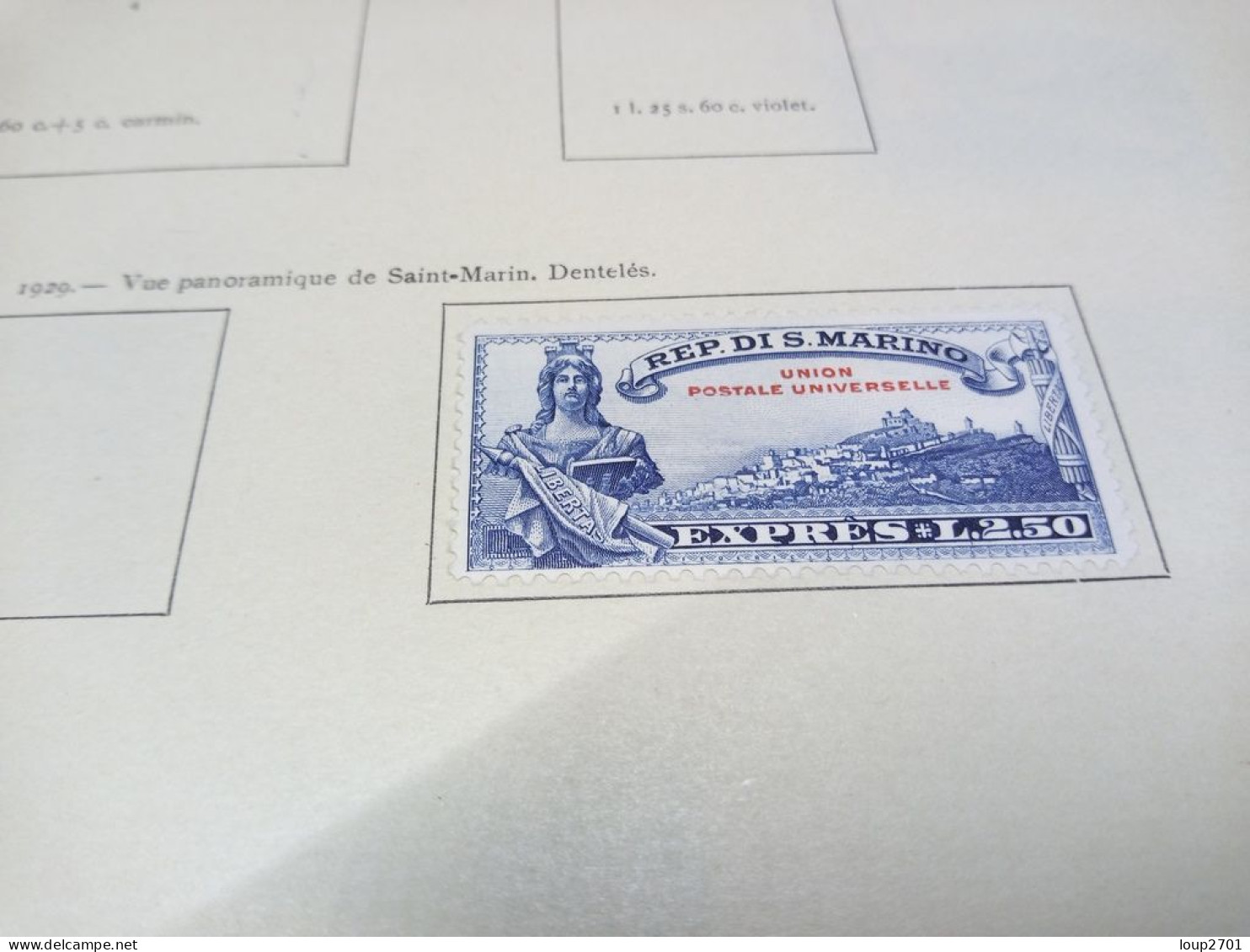 DM931 LOT FEUILLES SAINT MARIN N / O A TRIER COTE++ DEPART 10€ - Collections (en Albums)