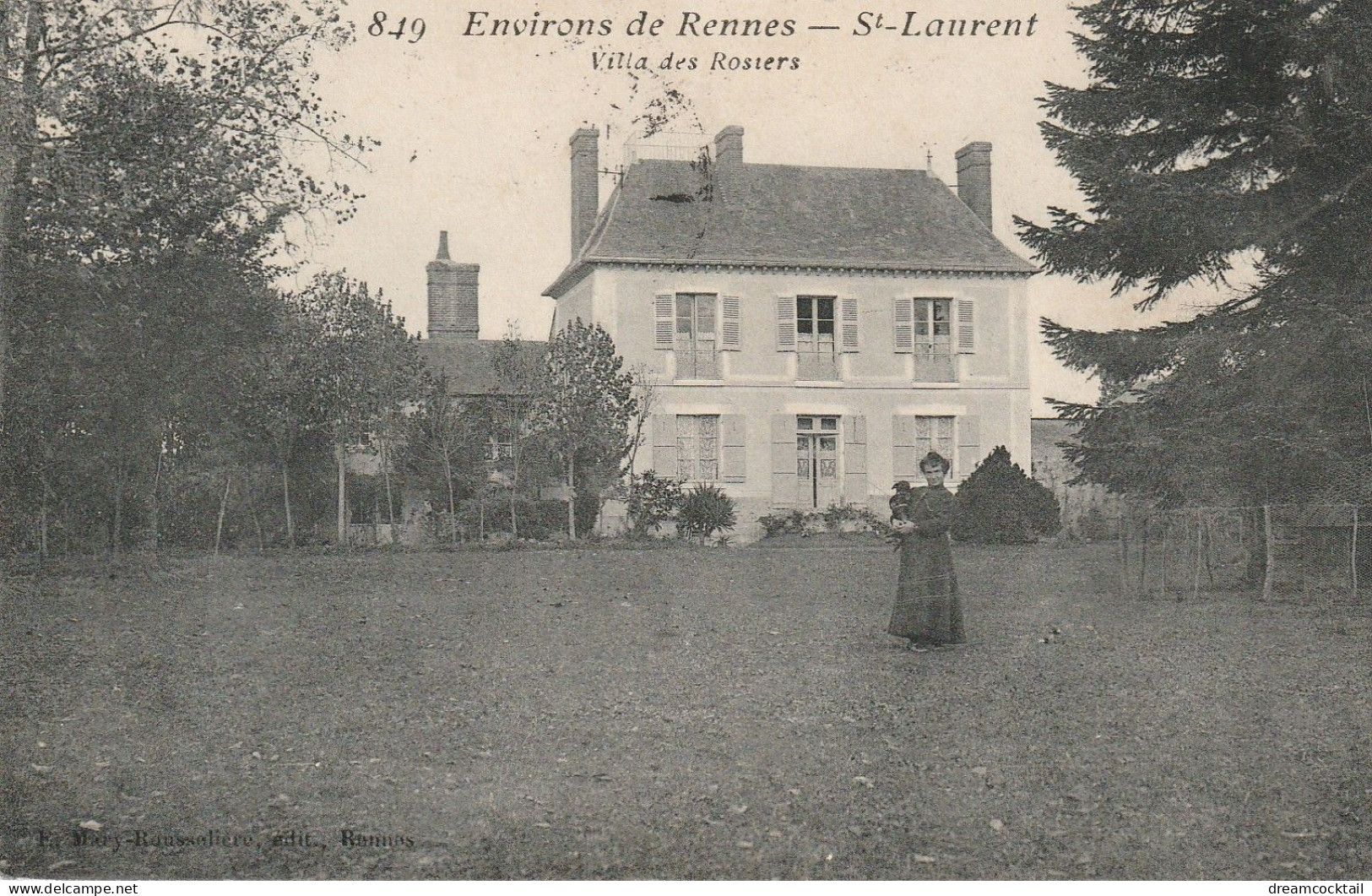 35 SAINT-LAURENT. Villa Des Rosiers Aux Environs De Rennes 1907 - Sonstige & Ohne Zuordnung