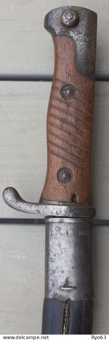 Baïonnette Allemande S. 98 Saxonne WW1 - Knives/Swords