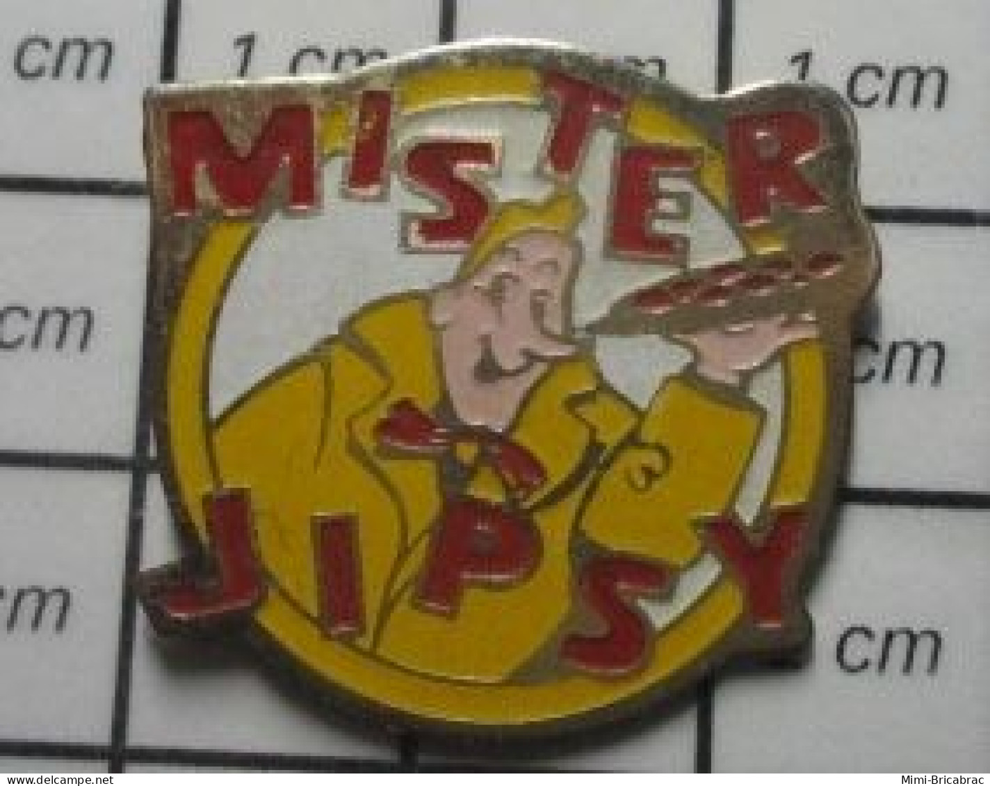 813G Pin's Pins / Beau Et Rare / ALIMENTATION : PIZZA PIZZERIA MISTER GIPSY - Food