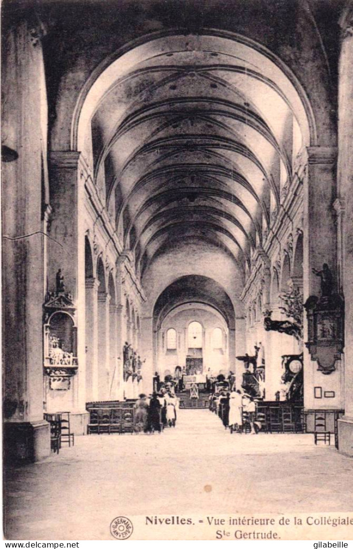 NIVELLES -  Vue Interieure De La Collégiale  Ste Gertrude - Nivelles