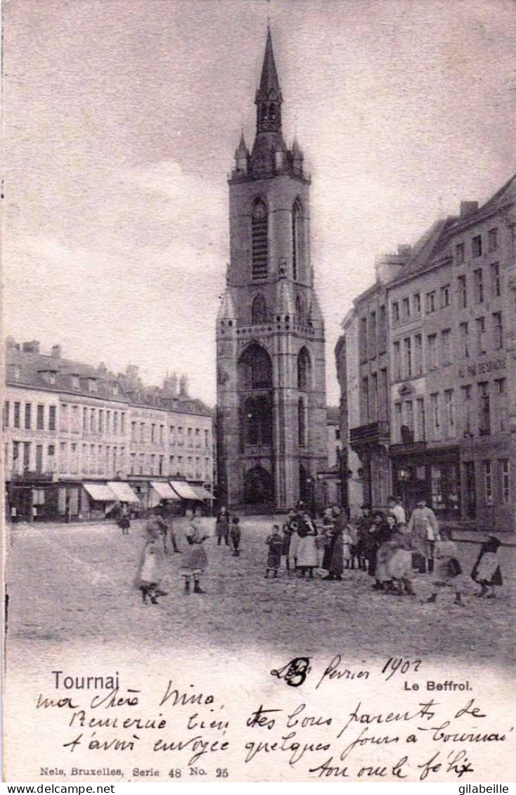 TOURNAI - Le Beffroi ( Animée )  - Doornik