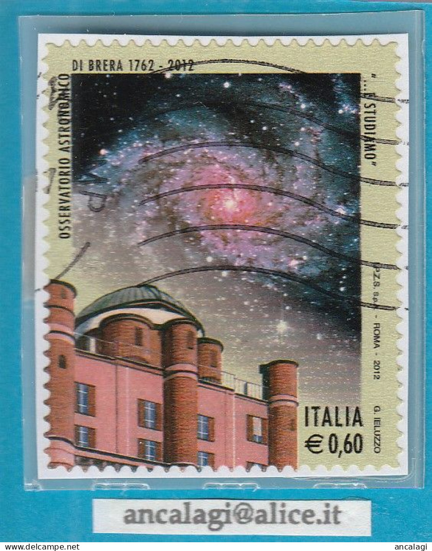 USATI ITALIA 2012 - Ref.1226A "OSSERVATORIO ASTRONOMICO" 1 Val. - - 2011-20: Gebraucht