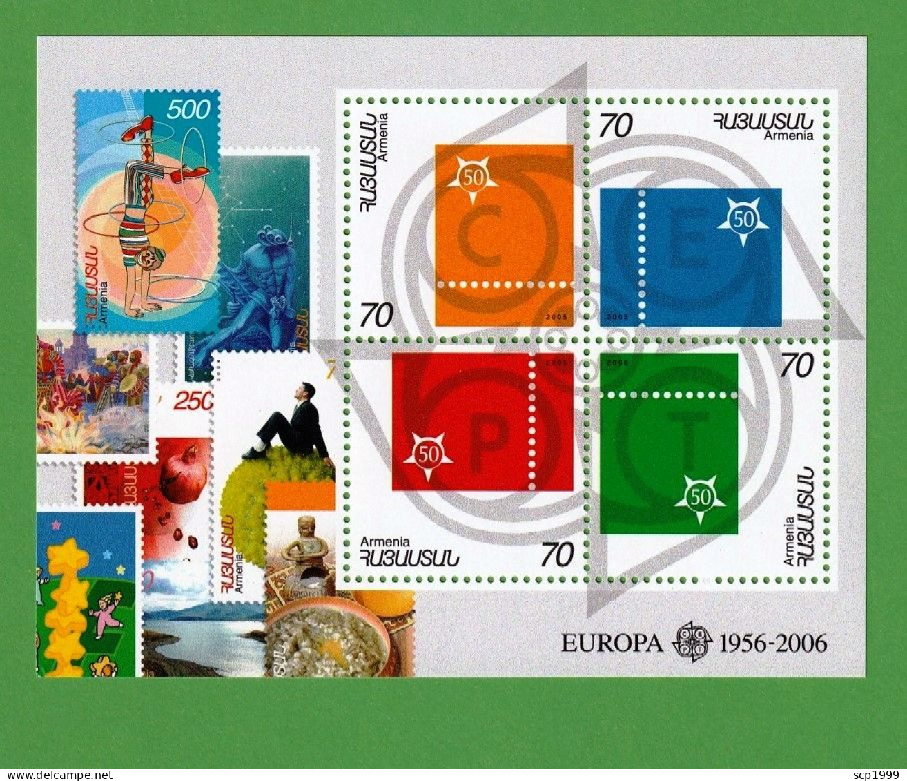 Armenia 2006 - Europa 50 Years Stamps S/S MNH - Armenië