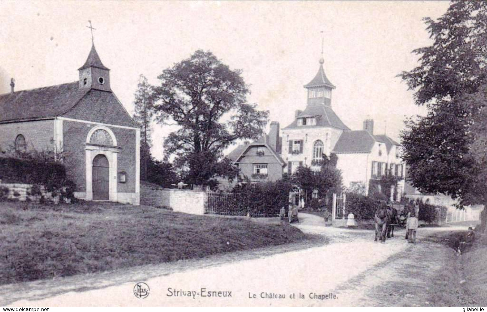 Liege - ESNEUX - STRIVAY - Le Chateau Et La Chapelle - Esneux