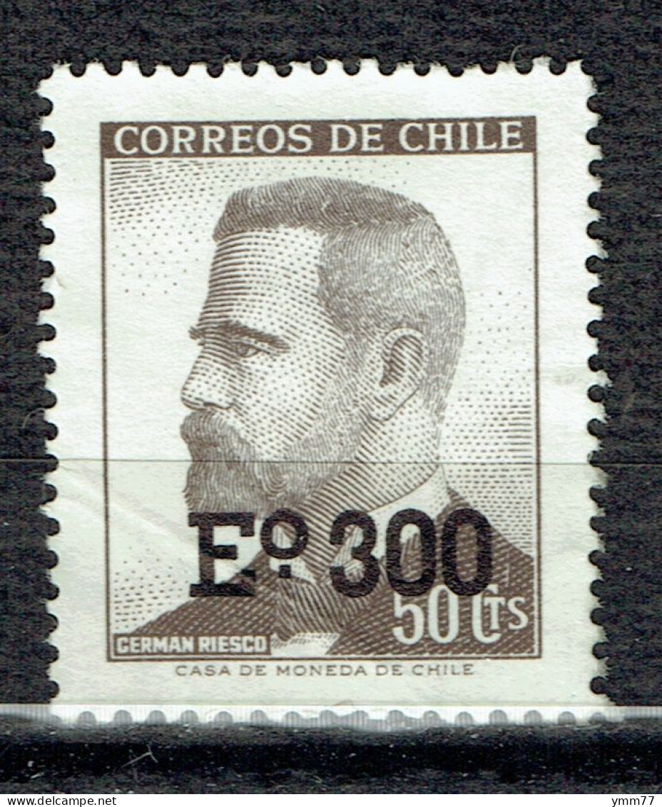 Ancien Président German Riesco Surchargé - Chile