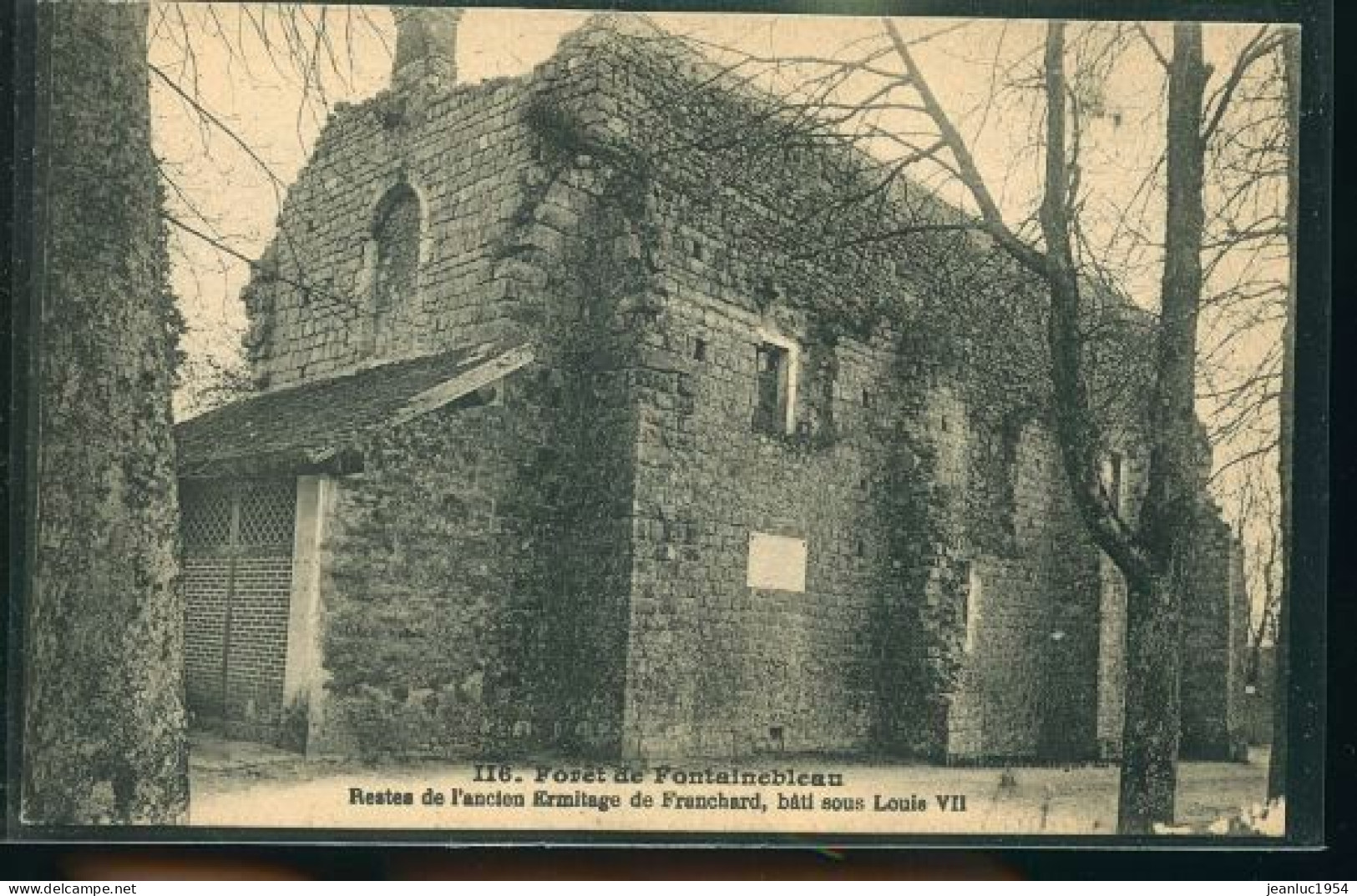 FONTAINEBLEAU RESTE ERMITAGE     (    Mes Cartes Ne Sont Pas Jaunies ) - Fontainebleau