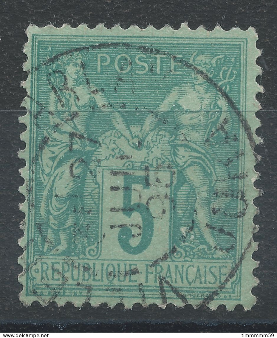 Lot N°82759   N°75, Oblitéré Cachet à Date De VILLERS-FARLAY "JURA" - 1876-1898 Sage (Type II)