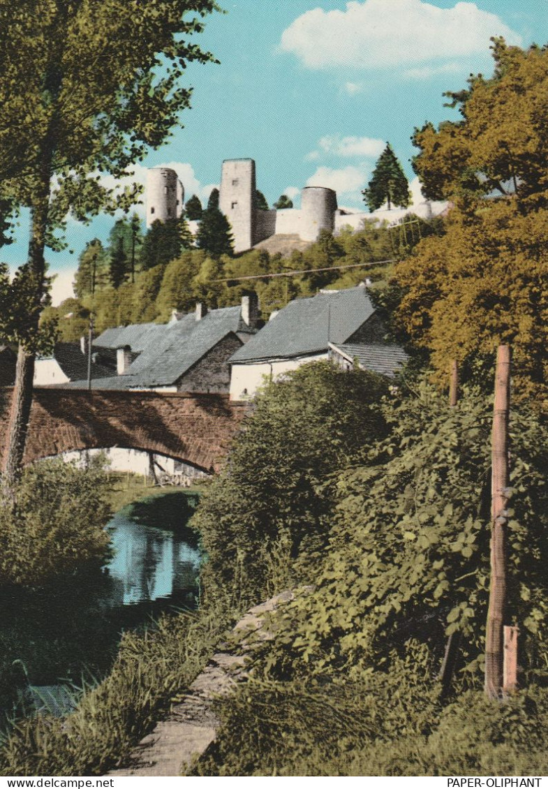 5540 PRÜM - SCHÖNECKEN, Blick Zur Burg - Prüm