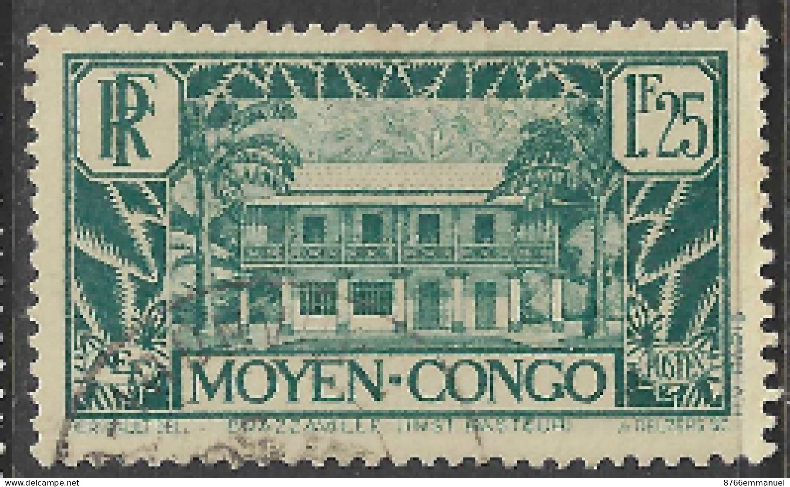 CONGO N°128A - Oblitérés