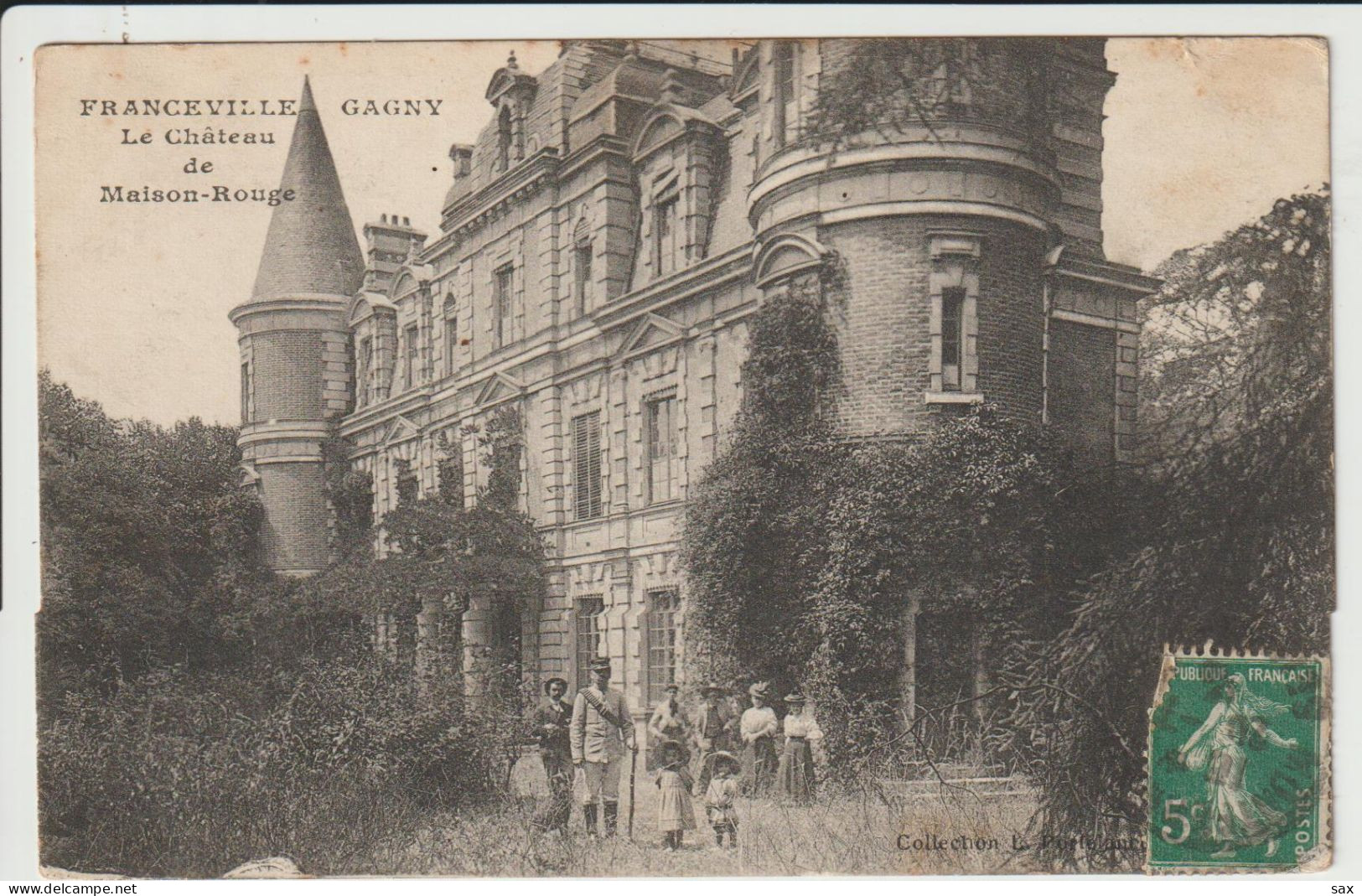 2417-346  Gagny (franceville) Chateau De Maison Rouge Garde Chasse    Dep 93  Retrait Le 12-05 - Gagny