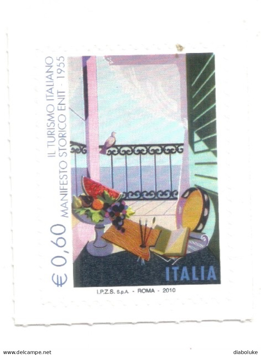 (REPUBBLICA ITALIANA) 2010, TURISMO ITALIANO, MANIFESTO STORICO ENIT - Francobollo Nuovo MNH - 2001-10: Mint/hinged