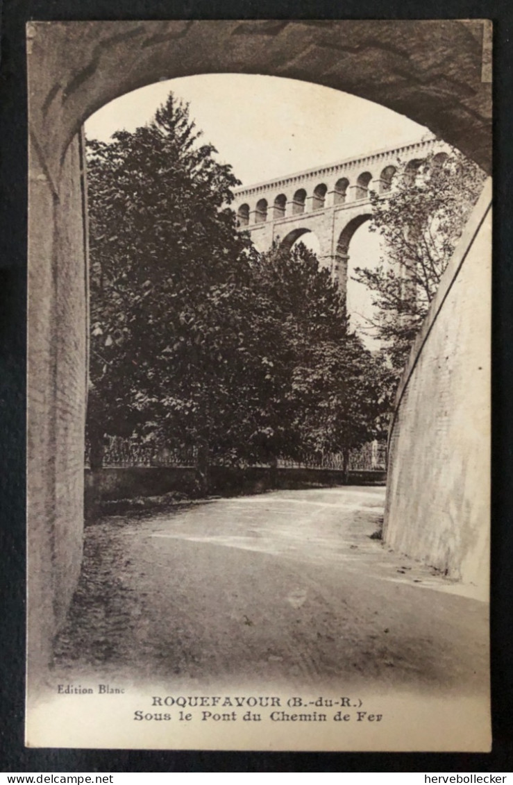 Roquefavour - Sous Le Pont Du Chemin De Fer - 13 - Roquefavour