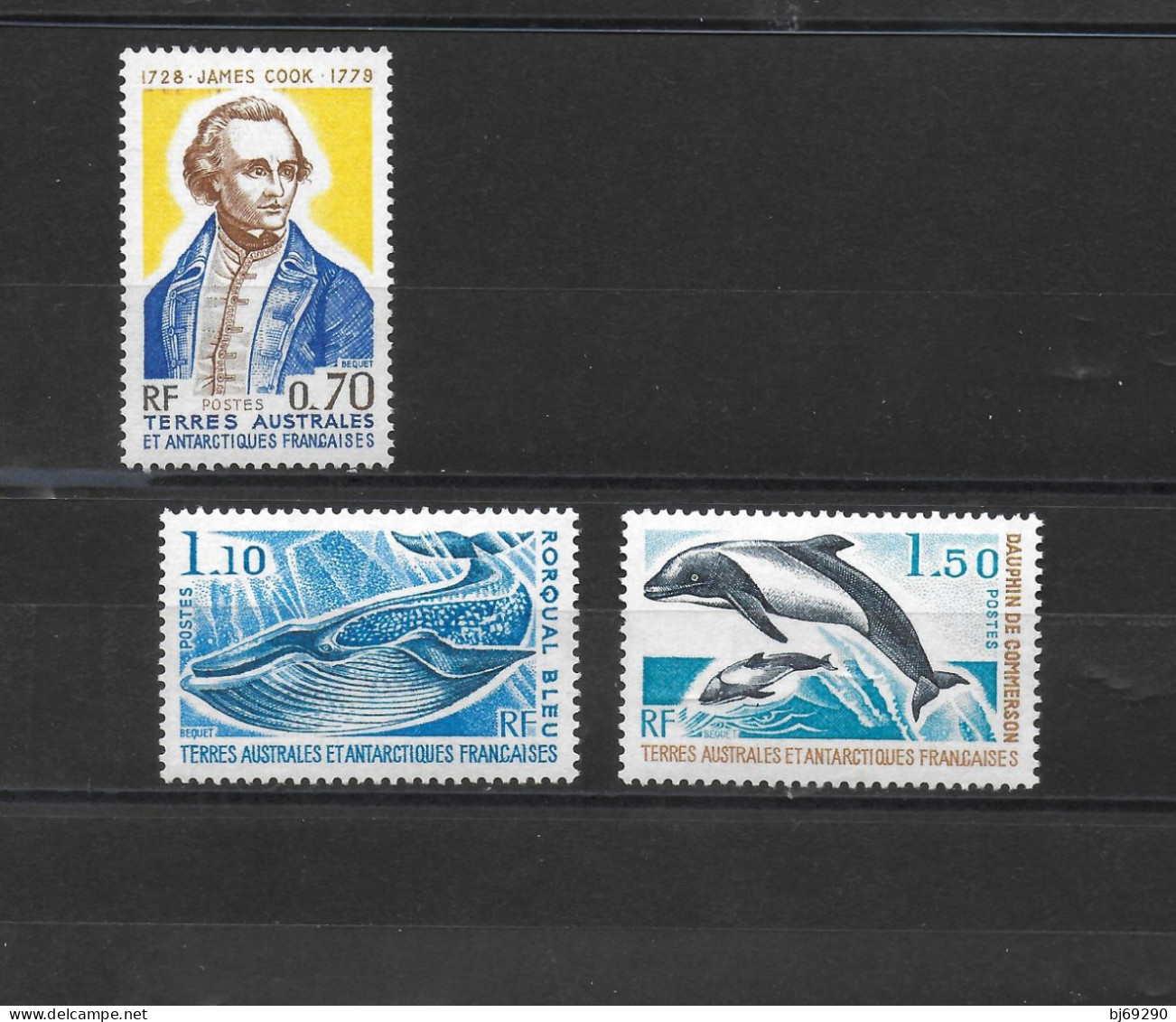 TAAF - 1976 : Timbres 63-64-65 Neufs ** - Ungebraucht