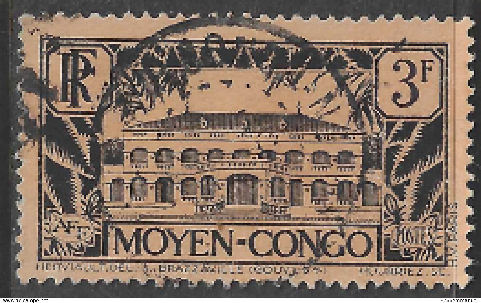 CONGO N°131 - Oblitérés