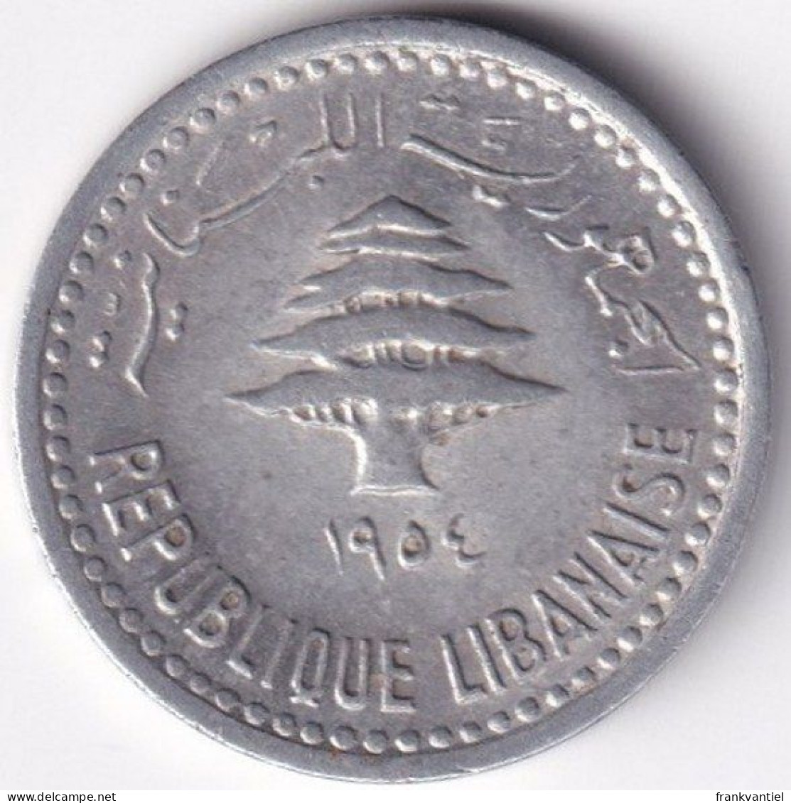 Lebanon / Liban KM-18 5 Piastres 1954 - Libanon