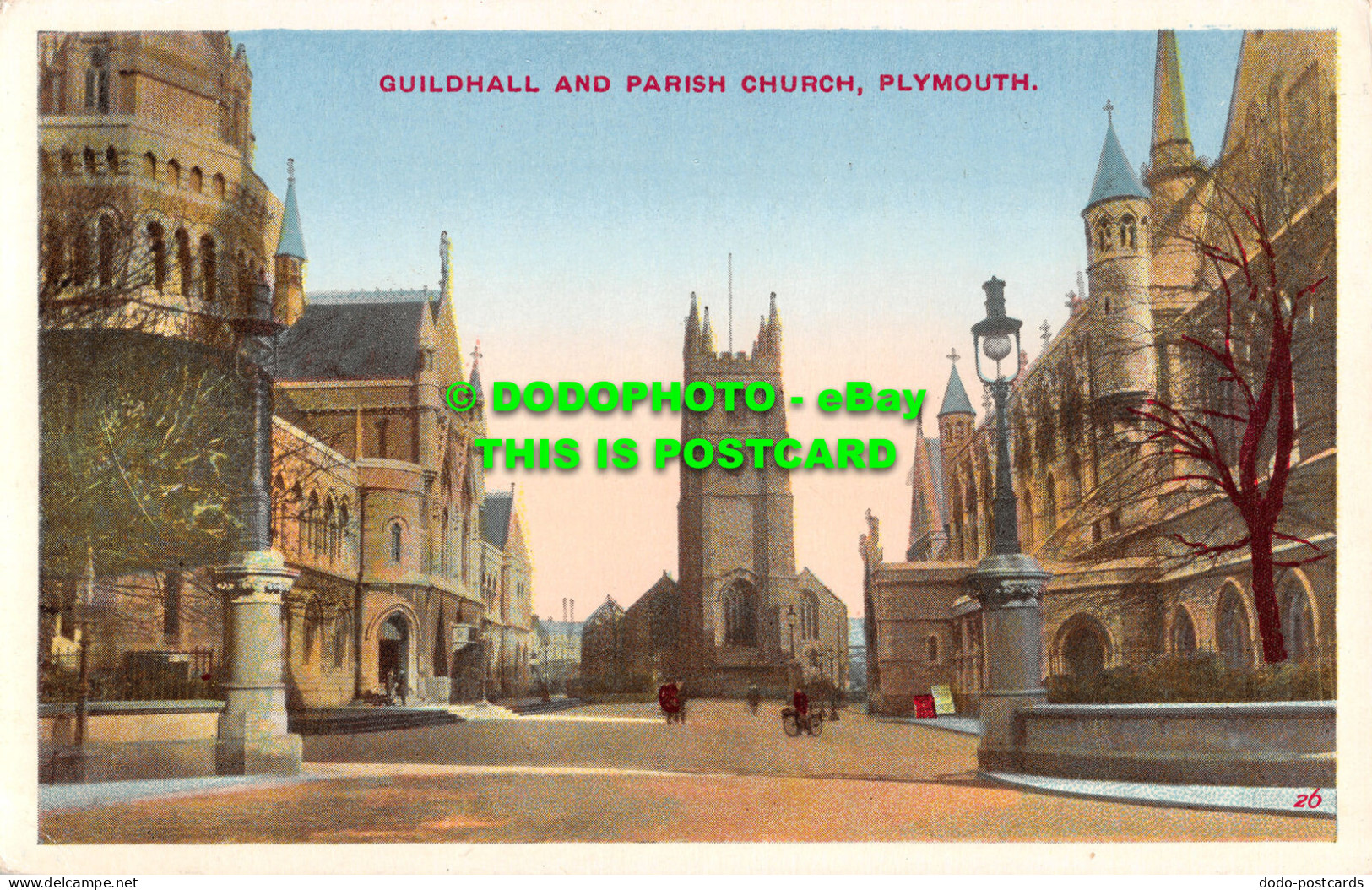 R506948 Guildhall And Parish Church. Plymouth. 26 - World