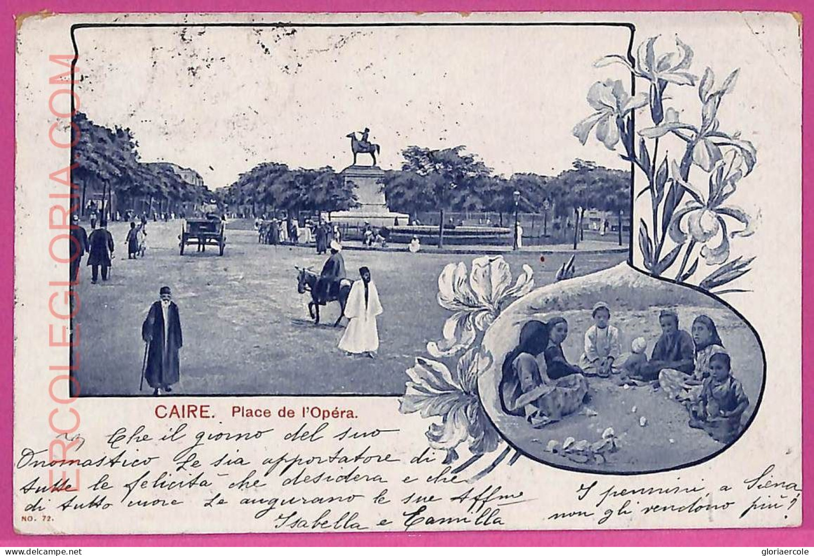 Ag3019 - EGYPT - VINTAGE POSTCARD - Cairo - 1902 - Caïro