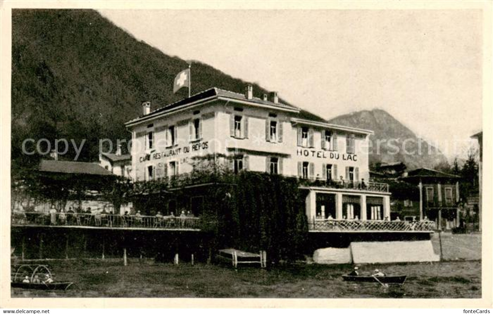 13798831 Melide Lago Di Lugano Hotel Pension Du Lac Melide Lago Di Lugano - Autres & Non Classés