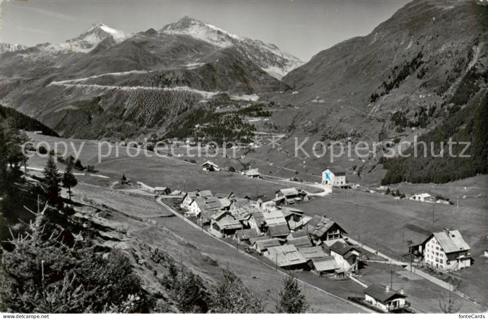 13798830 Nante Airolo TI Panorama Con S. Gottardo  - Autres & Non Classés