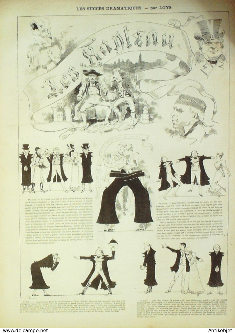 La Caricature 1882 N°122 Tableau Vie Militaire DranerLoys Draner Trock - Zeitschriften - Vor 1900