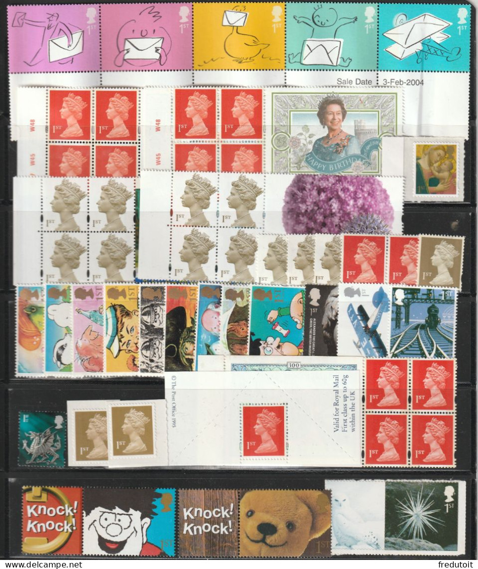 Grande Bretagne - Lot Faciale De 81 Timbres à 1st (=109£) Pour Courrier. - Sonstige & Ohne Zuordnung