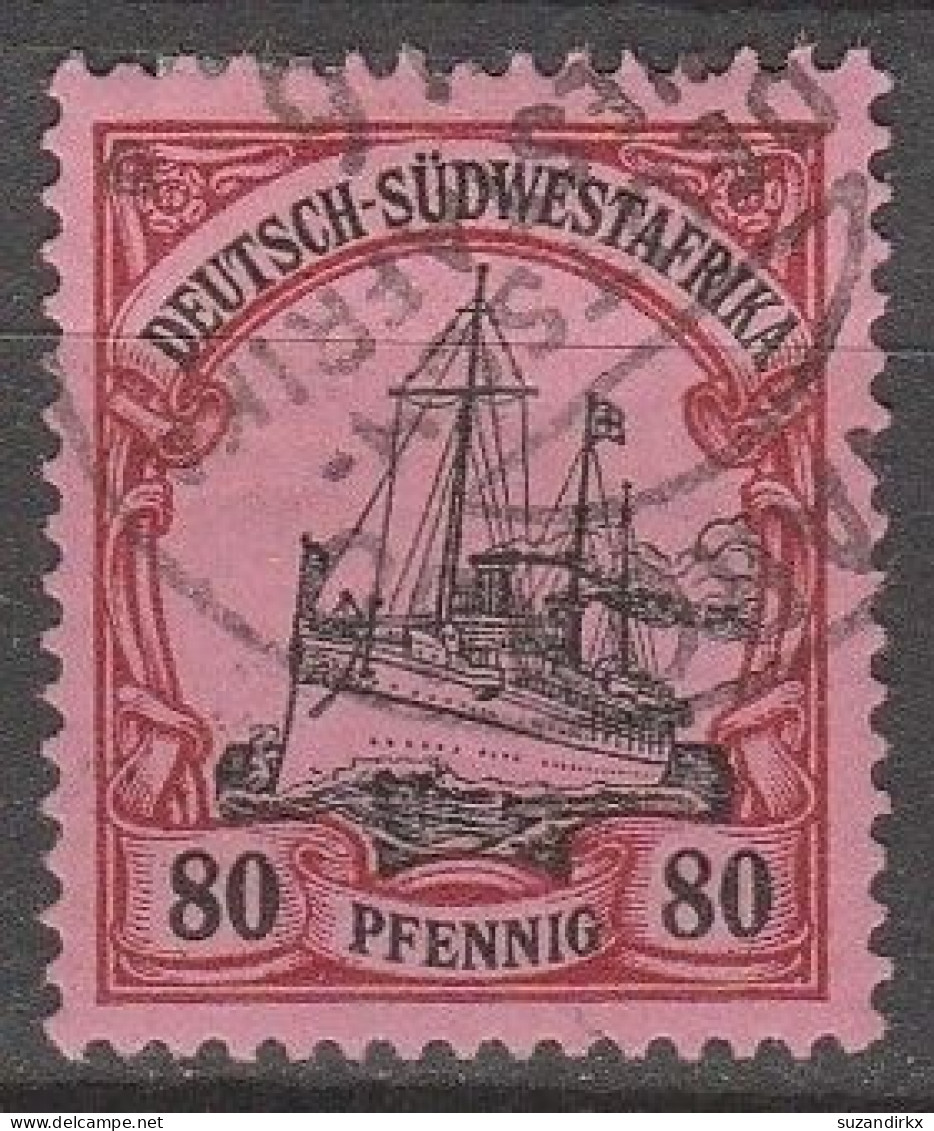 Deutsch SüdWest-Afrika   .    Michel   .   19   .  6 Marken  (6 Scans)      .     O     .      Gestempelt - German South West Africa