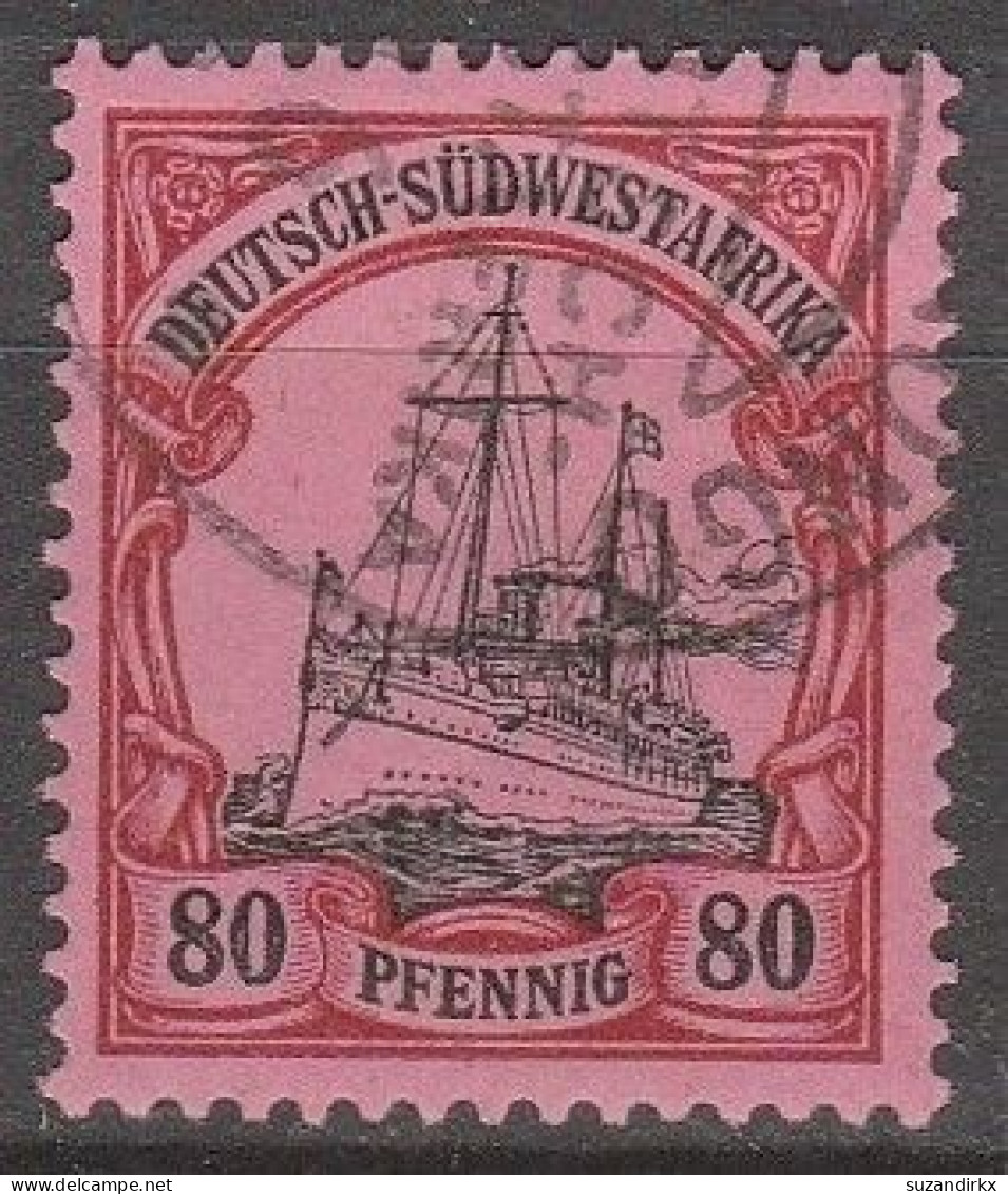 Deutsch SüdWest-Afrika   .    Michel   .   19   .  6 Marken  (6 Scans)      .     O     .      Gestempelt - Sud-Ouest Africain Allemand