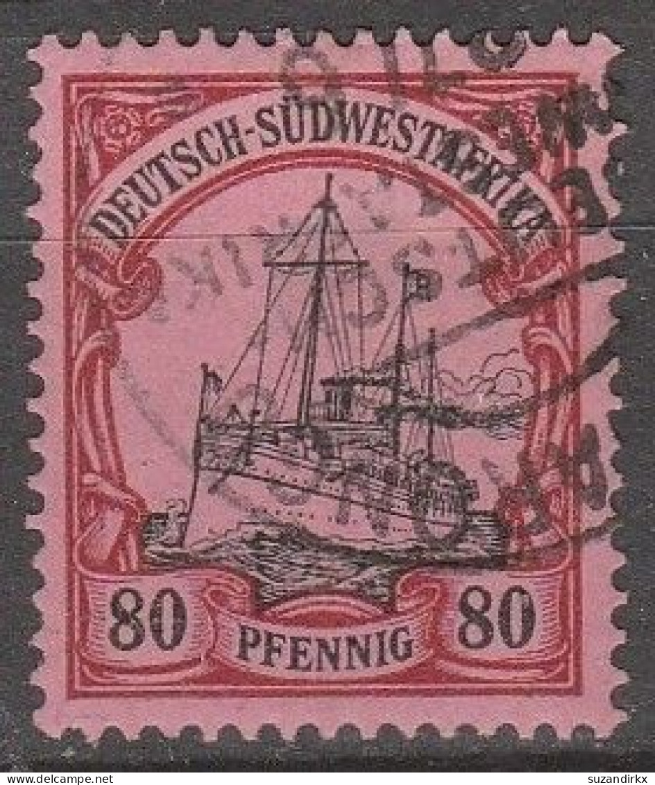 Deutsch SüdWest-Afrika   .    Michel   .   19   .  6 Marken  (6 Scans)      .     O     .      Gestempelt - Deutsch-Südwestafrika