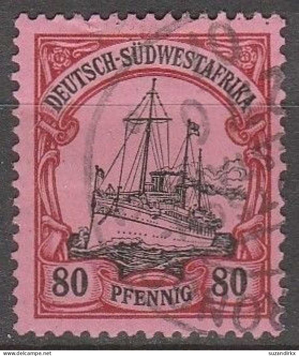 Deutsch SüdWest-Afrika   .    Michel   .   19   .  6 Marken  (6 Scans)      .     O     .      Gestempelt - Sud-Ouest Africain Allemand