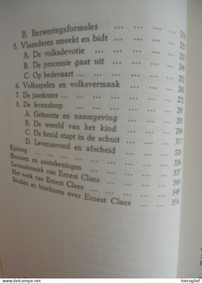 ERNEST CLAES EN WIJ - Literair-volkskundige Studie Dor A. Van Hageland Zichem Scherpenheuvel Schrijver Auteur Literatuur - Altri & Non Classificati